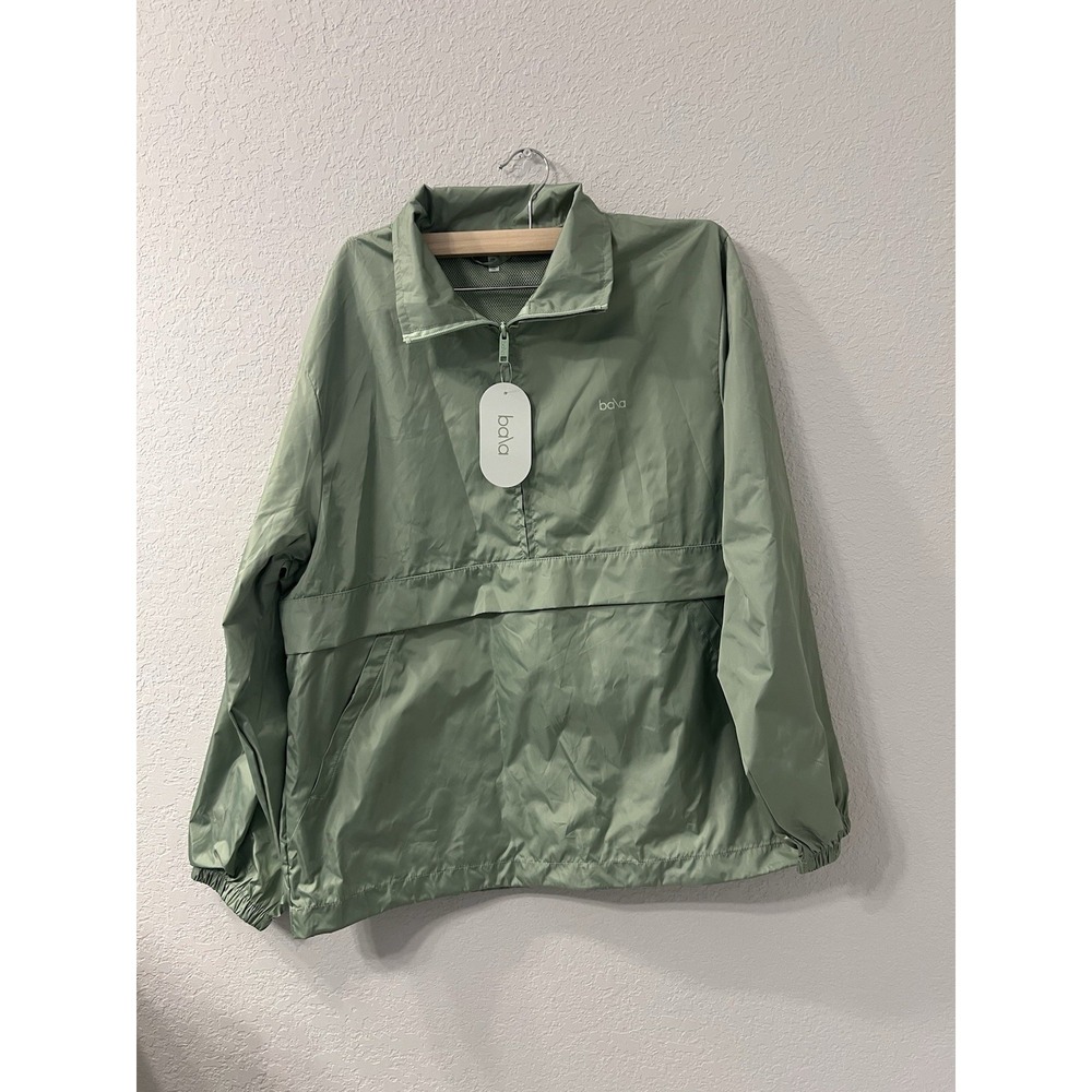 Bala Women's Light Green Utility Windbreaker Jacket‎ S/M